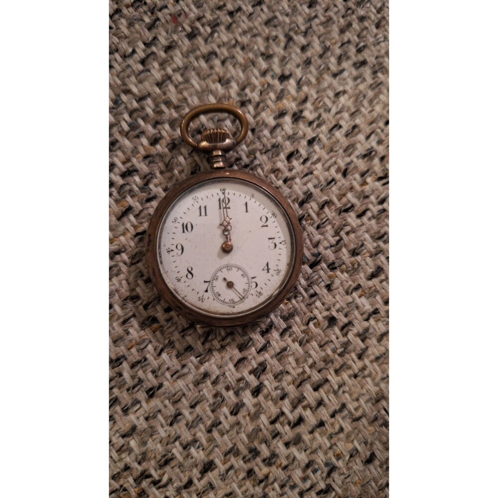 Antique No Name Silver‎ 8.00 Open Face/ 2-Covered Pocket Watch Case 41 mm.